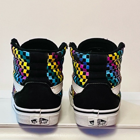 Vans Filmore Rainbow Checkerboard Womens 6 - Picture 4 of 6